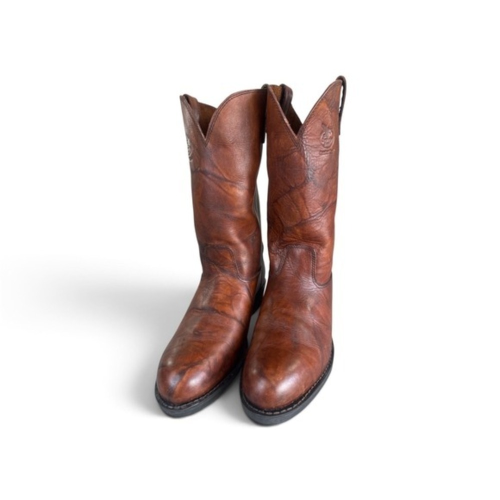 Georgia Boot Mens Carbo-Tec Wellington Russet Wildwood Leather Boots G5755 10W